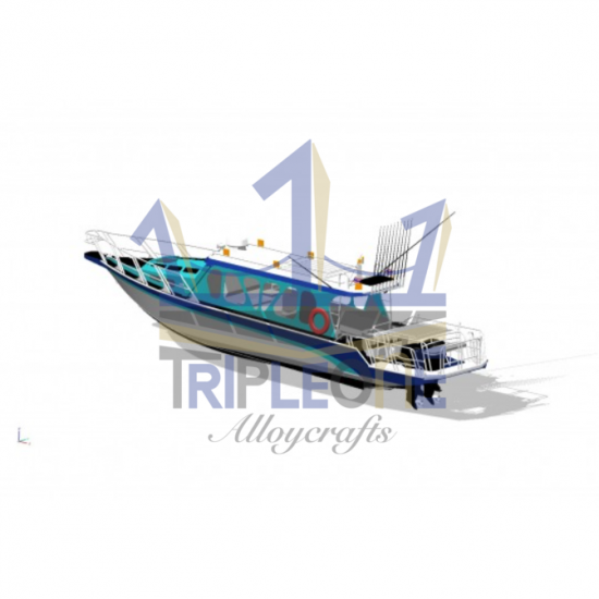 เรือทุ่นอลูมิเนียมตกปลา รุ่น Spear - อู่ต่อเรือ ตองหนึ่ง ภูเก็ต - เรือทุ่นอลูมิเนียมตกปลา รุ่น Spear  เรือตกปลา  เรืออลูมิเนียม 